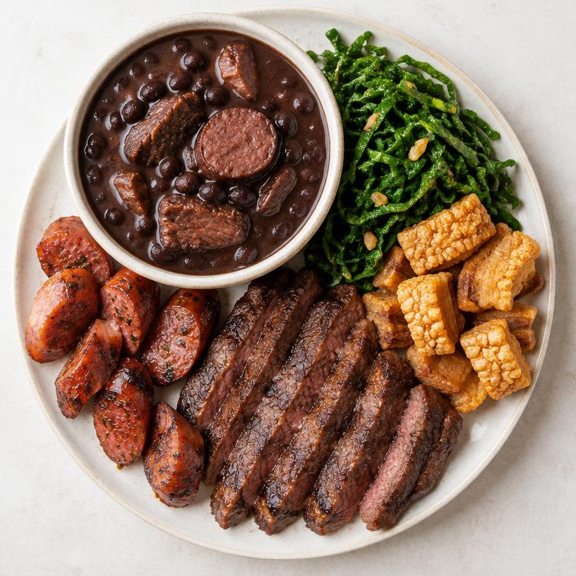 Feijoada do Brasa com Churrasco e Fritas Pequeno